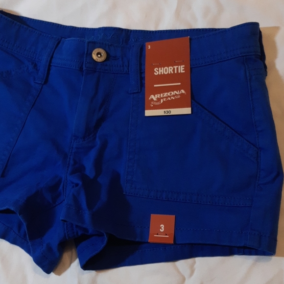 Arizona Blue Shortie Shorts - Picture 3 of 5